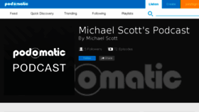 What Madmikesamerica.podomatic.com website looked like in 2018 (6 years ago)