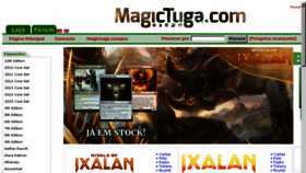 What Magictuga.com website looked like in 2018 (5 years ago)