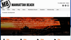 What Manhattanbeachchamber.com website looked like in 2018 (5 years ago)