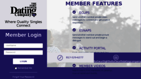 What Members.thefortworthdatingcompany.com website looked like in 2018 (5 years ago)