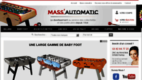 What Massautomatic.fr website looked like in 2018 (6 years ago)