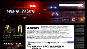 What Michalpaska.sk website looked like in 2018 (6 years ago)