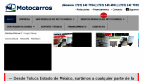What Motocarros.com.mx website looked like in 2018 (5 years ago)
