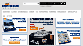What Maritim.no website looked like in 2018 (5 years ago)