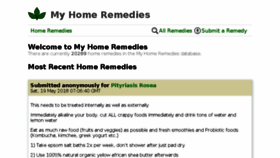 What Myhomeremedies.com website looked like in 2018 (5 years ago)