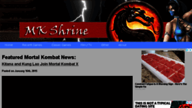 What Mkshrine.com website looked like in 2018 (6 years ago)