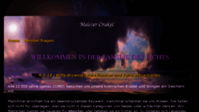 What Meisterorakel.de website looked like in 2018 (5 years ago)