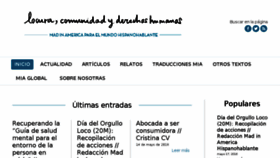What Madinamerica-hispanohablante.org website looked like in 2018 (5 years ago)