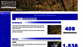 What Minnesotaseasons.com website looked like in 2018 (5 years ago)