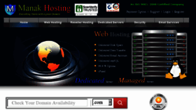 What Manakhosting.in website looked like in 2018 (5 years ago)