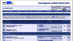 What Movieforum.cc website looked like in 2018 (5 years ago)
