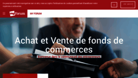 What My-forum.fr website looked like in 2018 (6 years ago)