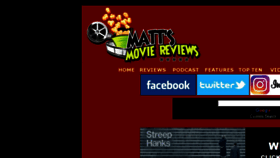 What Mattsmoviereviews.net website looked like in 2018 (5 years ago)