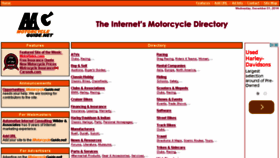 What Motorcycleguide.net website looked like in 2018 (5 years ago)