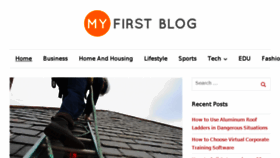 What Myfirstblog.org website looked like in 2018 (5 years ago)