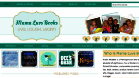 What Mamaluvsbooks.com website looked like in 2018 (5 years ago)