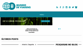 What Mundodeviagens.com website looked like in 2018 (5 years ago)