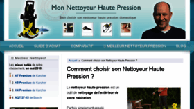 What Mon-nettoyeur-haute-pression.fr website looked like in 2018 (5 years ago)
