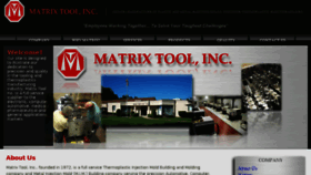 What Matrixtoolinc.com website looked like in 2018 (6 years ago)