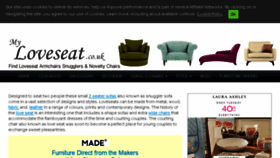 What Myloveseat.co.uk website looked like in 2018 (5 years ago)