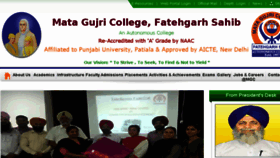 What Matagujricollege.org website looked like in 2018 (5 years ago)