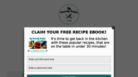 What Myheavenlyrecipes.com website looked like in 2018 (5 years ago)