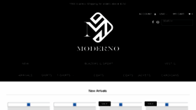 What M0derno.com website looked like in 2018 (5 years ago)