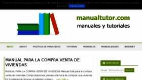 What Manualtutor.com website looked like in 2018 (5 years ago)