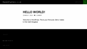What Made4fighters.co.uk website looked like in 2018 (7 years ago)