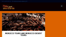 What Morocco-culture-tours.com website looked like in 2018 (5 years ago)