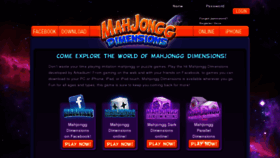 What Mahjonggdimensions.com website looked like in 2018 (5 years ago)