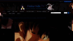 What Maikuando.tv website looked like in 2018 (5 years ago)