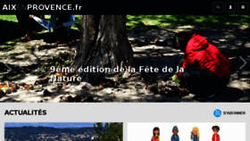What Mairie-aixenprovence.fr website looked like in 2018 (5 years ago)