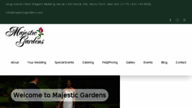 What Majesticgardens.com website looked like in 2018 (5 years ago)