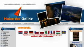 What Makarska-croatia.com website looked like in 2018 (5 years ago)