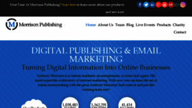 What Morrisonpublishing.com website looked like in 2018 (5 years ago)
