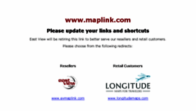 What Maplink.com website looked like in 2018 (5 years ago)