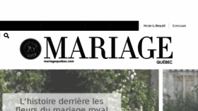 What Mariagequebec.com website looked like in 2018 (5 years ago)
