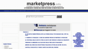 What Marketpress.info website looked like in 2018 (5 years ago)