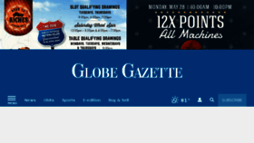 What Masoncityglobegazette.com website looked like in 2018 (5 years ago)