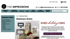 What Masterpiecestudios.com website looked like in 2018 (5 years ago)