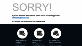 What Maxdev.com website looked like in 2018 (7 years ago)