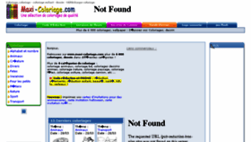 What Maxi-coloriage.com website looked like in 2018 (5 years ago)