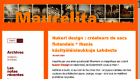 What Maurelita.com website looked like in 2018 (5 years ago)