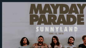 What Maydayparade.com website looked like in 2018 (5 years ago)
