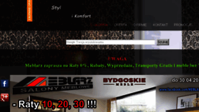What Meblarz.pl website looked like in 2018 (7 years ago)