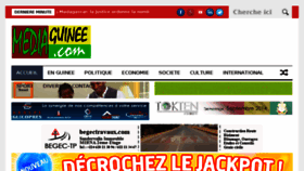 What Mediaguinee.com website looked like in 2018 (5 years ago)