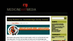 What Medicinehatmedia.com website looked like in 2018 (5 years ago)