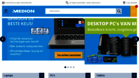What Medionshop.nl website looked like in 2018 (5 years ago)