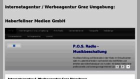 What Medienproduktion.at website looked like in 2018 (5 years ago)